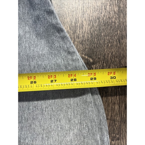 Bylt Hoodie Mens M GrayDrop Cut Hooded Henley Lux Performance Sweatshirt Stretch - Picture 7 of 7